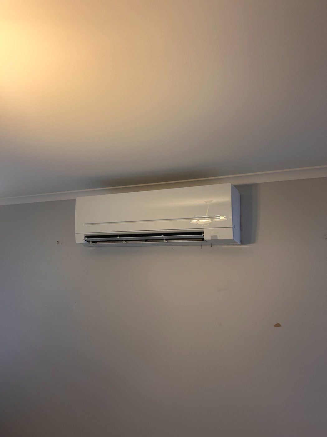 Split system installation — HR Air, Newcastle & Hunter
